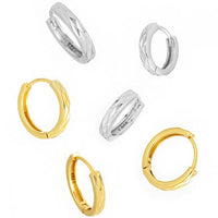 Rhombu Pattern Circle Hoop Earrings, 925 Sterling Silver