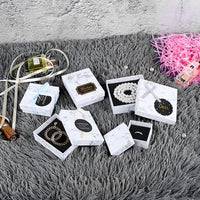 Marbled Jewelry Gift Boxes and Shopping Bags