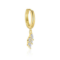 Crystal Flower Stud Earrings and Necklace