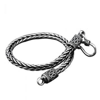 Vintage Knot Thai Sterling Silver Bracelet for Men