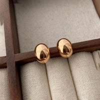 Bean Design 925 Sterling Silver Earrings