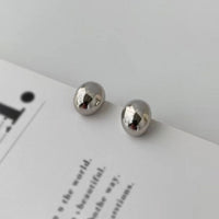 Bean Design 925 Sterling Silver Earrings