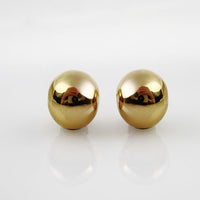 Bean Design 925 Sterling Silver Earrings
