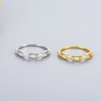 Sterling Silver Chain Link Ring
