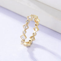 Sterling Silver Cubic Zirconia Ring