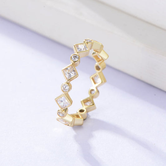 Sterling Silver Cubic Zirconia Ring