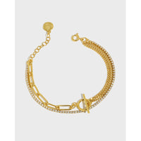 Sterling Silver Cubic Zirconia Bracelet