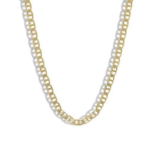 Hollow Pig Nose Chain Necklace in 925 Sterling Silver