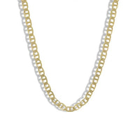 Hollow Pig Nose Chain Necklace in 925 Sterling Silver