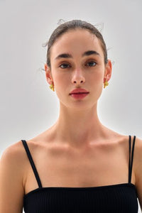 Triangle Wing Statement Earrings in 925 Sterling Silver