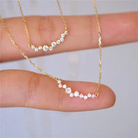 Crystal Smile Necklace, 925 Sterling Silver