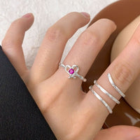 Multi-Layer Snake 925 Sterling Silver Adjustable Ring
