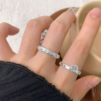Crystal Starlight Adjustable 925 Sterling Silver Ring