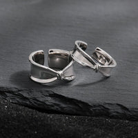 Bow-Knot 925 Sterling Silver Adjustable Ring