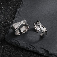 Bow-Knot 925 Sterling Silver Adjustable Ring