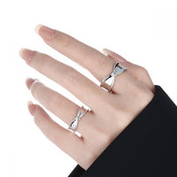 Bow-Knot 925 Sterling Silver Adjustable Ring