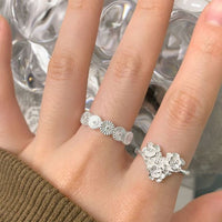 Sunflower 925 Sterling Silver Adjustable Ring