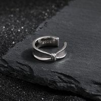 Knot Non-Pierced Earring (Single), 925 Sterling Silver