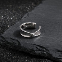 Knot Non-Pierced Earring (Single), 925 Sterling Silver
