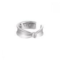 Knot Non-Pierced Earring (Single), 925 Sterling Silver