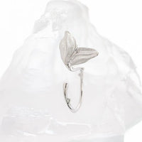 Mermaid Tail Adjustable Ring in 925 Sterling Silver