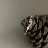 Gold Plated Star Ring