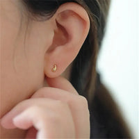 Gold Plated Mini Stud Earrings