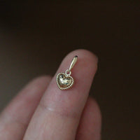 Gold Plated Delicate Heart Pendant Necklace