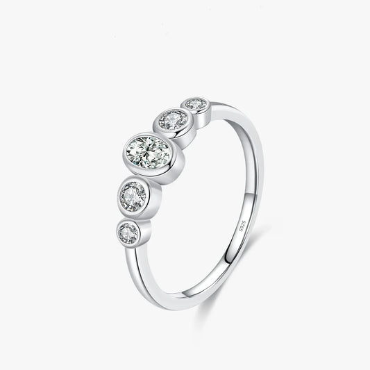 Sterling Silver Oval Band Ring