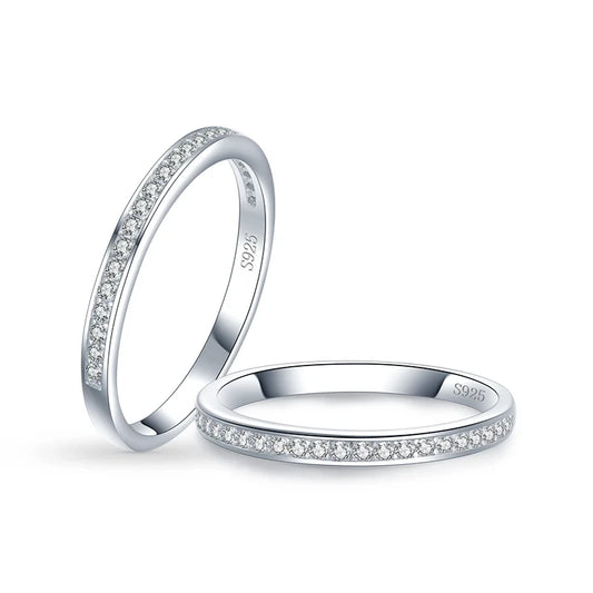 Sterling Silver Cubic Zirconia Charm Ring
