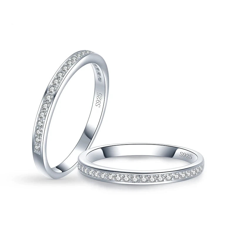 Sterling Silver Cubic Zirconia Charm Ring