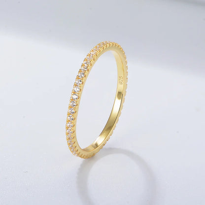 18K Gold Plated Colorful Eternity Ring