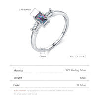 Sterling Silver Rainbow Ring