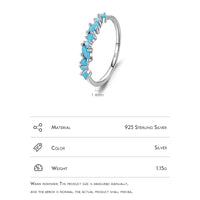 Sterling Silver Trendy Turquoise Ring
