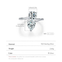 Sterling Silver Clear Line Ring