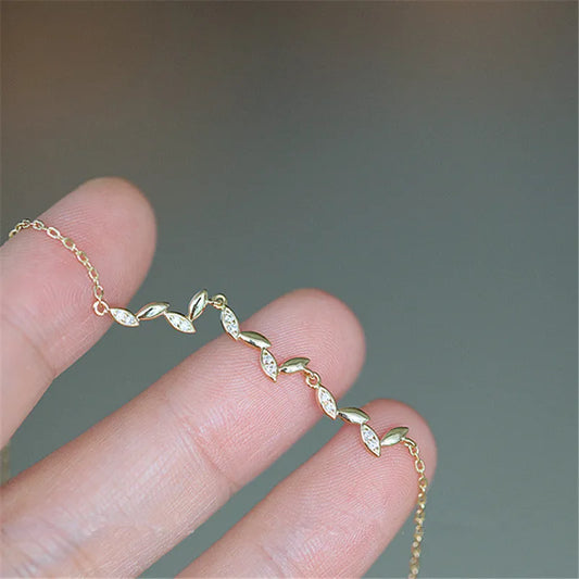 Sterling Silver Cubic Zirconia Tassel Bracelet