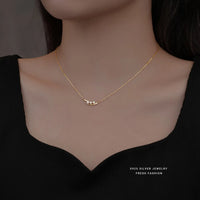 Vintage Geometric Shell Pearl Necklace