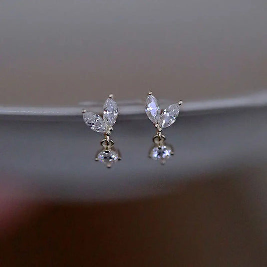 Sterling Silver Luxury Stud Earrings