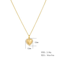 Sterling Silver High Polish Mini Heart Pendant Necklace