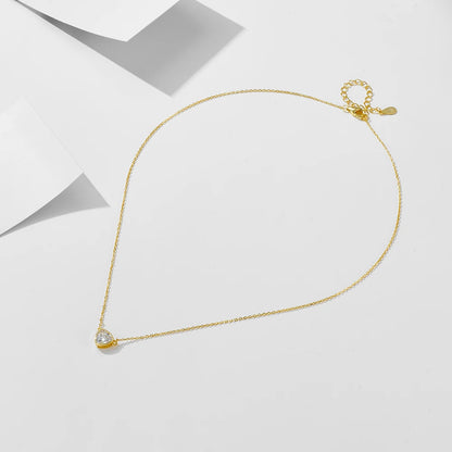 Geometric Triangle Pendant Necklace