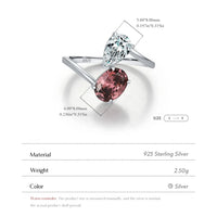 Sterling Silver Water Drop Ring