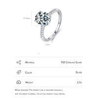 Sterling Silver Rainbow Rings Set