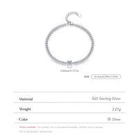 Sterling Silver Heart Adjustable Chain Bracelet