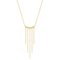 Gold Plated Tassel Necklace