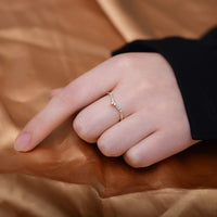 Sterling Silver Crown Ring with Cubic Zirconia