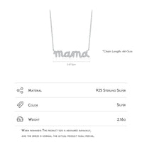 Sterling Silver Sparkling Pendant Necklace