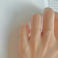 Sterling Silver Minimalist Thin Stackable Ring