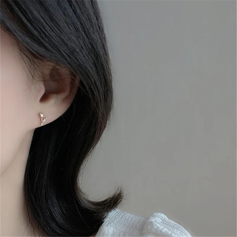 Sterling Silver Tulip Earrings