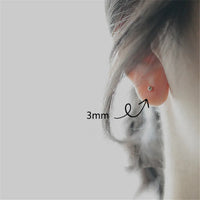 14k Gold Plated Sterling Silver Ball Stud Earrings