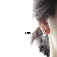 14k Gold Plated Sterling Silver Ball Stud Earrings